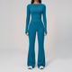 long Sleeve Yoga Set With High Waist Leggings For Women