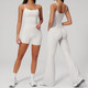 Damen Yoga Set 2-Piece High Waist Leggings & Sport Vest