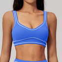 Schockabsorbierender Sport BH Damen Push Up Fitness Top Atmungsaktives Running Vest
