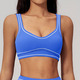 Schockabsorbierender Sport BH Damen Push Up Fitness Top Atmungsaktives Running Vest