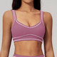 Schockabsorbierender Sport BH Damen Push Up Fitness Top Atmungsaktives Running Vest