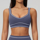 Schockabsorbierender Sport BH Damen Push Up Fitness Top Atmungsaktives Running Vest