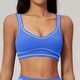 Schockabsorbierender Sport BH Damen Push Up Fitness Top Atmungsaktives Running Vest