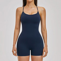 One-Piece Yoga Jumpsuit Mit Schockabsorbierendem Back Support