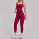 Damen 2-Piece Yoga Set Mit Schockabsorbierendem Sport Vest Und High Waist Tights