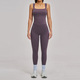 Damen 2-Piece Yoga Set Mit Schockabsorbierendem Sport Vest Und High Waist Tights