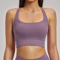 Nahtloses Yoga Sport BH Crop Top - Schockabsorbierendes Fitness Vest Push Up