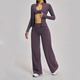 Drei-Piece Yoga Suit Sport Set Damen Schockabsorbierende Athletic Wear Running Workout Clothes