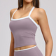 Damen Yoga Sport Fitness Vest Top Mit Shockproof Polsterung