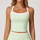 Damen Yoga Sport Fitness Vest Top Mit Shockproof Polsterung