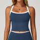 Damen Yoga Sport Fitness Vest Top Mit Shockproof Polsterung