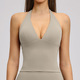 Damen Yoga Training Fitness Vest Quick Dry Solid Color