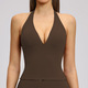 Damen Yoga Training Fitness Vest Quick Dry Solid Color