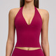Damen Yoga Training Fitness Vest Quick Dry Solid Color