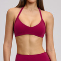 high Support Halter Sports Bra With Chest Pad