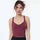 women's Cross Back Sports Vest Breathable Shock Resistant Elastic Gym Running Yoga Top