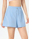 High Waist Stretch Yoga Shorts Für Damen Running Cycling