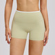 High Waisted Yoga Shorts Damen Gym Running Fitness Pants Solid Color Leggings Elastic Tights
