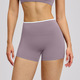 High Waisted Yoga Shorts Damen Gym Running Fitness Pants Solid Color Leggings Elastic Tights