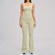 Damen Gym Romper Push Up Yoga Workout Suit