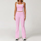 Damen Gym Romper Push Up Yoga Workout Suit