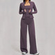 yoga Suit Set Cycling Tracksuit Shockproof Sport Bra Women Fitness Running Long Sleeve Gym Set
