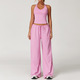 women's Yoga Set 2-Piece High Waist Leggings Crop Top