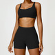 women Yoga Set Sportswear Workout Gym Legging Crop Top Long Sleeve Sports Suit
