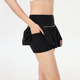Damen Yoga Skirt Loose Fit Athletic Shorts Running Cycling Sportswear