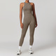 seamless Yoga Set With Sports Bra And Long Sleeve Leggings