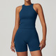 seamless Yoga Set With Sports Bra And Long Sleeve Leggings