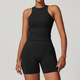seamless Yoga Set With Sports Bra And Long Sleeve Leggings