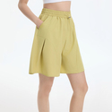 Damen Yoga Wide Leg Shorts Für Gym Workout Running Fitness