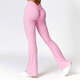 High Waist Flare Yoga Leggings Mit V-Shaped Hip