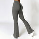 High Waist Flare Yoga Leggings Mit V-Shaped Hip