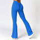 High Waist Flare Yoga Leggings Mit V-Shaped Hip