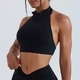 Damen Backless Halter Tank Top Mit Chest Cushion Für Gym & Running