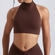 Damen Backless Halter Tank Top Mit Chest Cushion Für Gym & Running