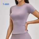 women’S Short Sleeve Yoga Top Activewear Gym Shirt