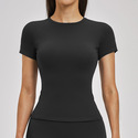 women’S Short Sleeve Yoga Top Activewear Gym Shirt