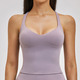 Cross Back stoßfestes Yoga Vest für Damen