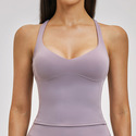 Cross Back stoßfestes Yoga Vest für Damen