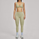 Tracksuit für Damen 2-Piece Yoga Set stoßfester Sports Bra High Waist Leggings