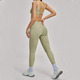 Tracksuit für Damen 2-Piece Yoga Set stoßfester Sports Bra High Waist Leggings