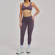 Tracksuit für Damen 2-Piece Yoga Set stoßfester Sports Bra High Waist Leggings