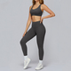 women’S Yoga Set 2-Piece Crop Top High Waist Leggings