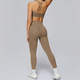 women’S Yoga Set 2-Piece Crop Top High Waist Leggings