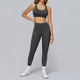 women’S Yoga Set 2-Piece Crop Top High Waist Leggings
