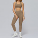 women’S Yoga Set 2-Piece Crop Top High Waist Leggings
