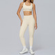 women’S Yoga Set 2-Piece Crop Top High Waist Leggings